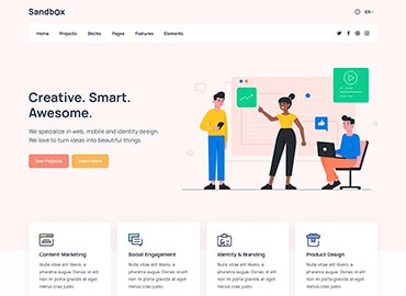 Sandbox - Modern & Multipurpose Bootstrap 5 Template