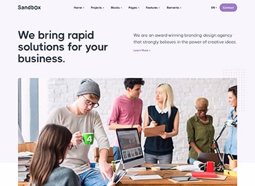 Sandbox - Modern & Multipurpose Bootstrap 5 Template