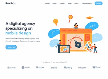 Sandbox - Modern & Multipurpose Bootstrap 5 Template