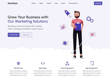Sandbox - Modern & Multipurpose Bootstrap 5 Template