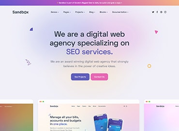Sandbox - Modern & Multipurpose Bootstrap 5 Template