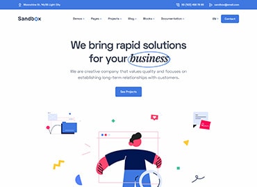 Sandbox - Modern & Multipurpose Bootstrap 5 Template