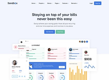 Sandbox - Modern & Multipurpose Bootstrap 5 Template